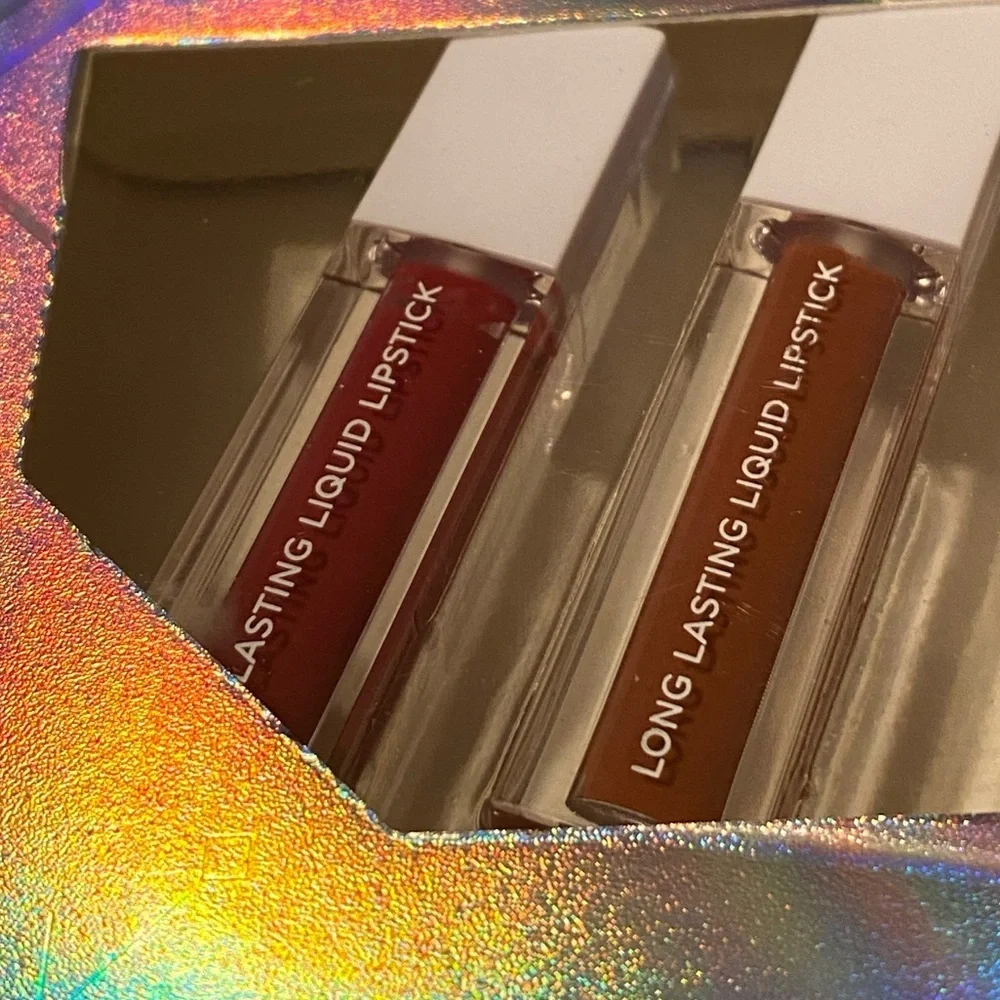 OFRA Lip Gloss and Blush Set Deep Red and Peach